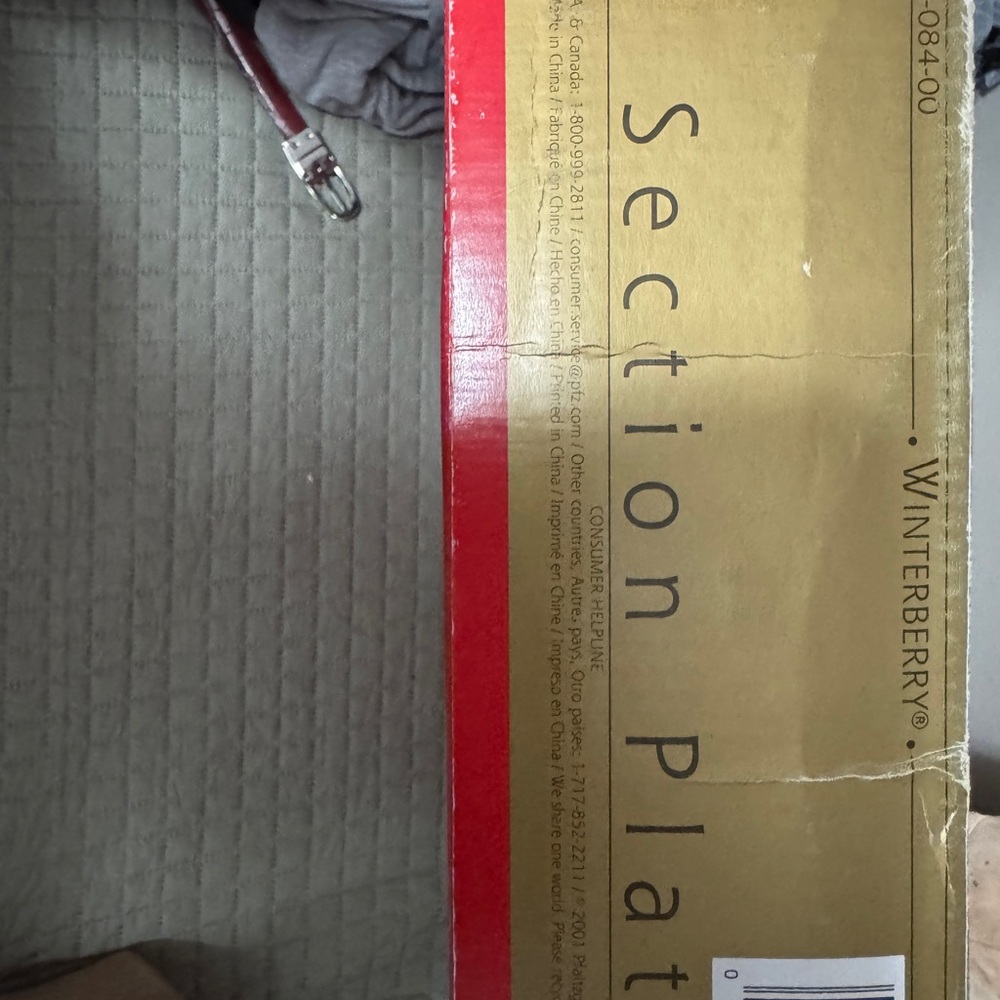 NWT NIB PFLATZGRAFF Vintage Winterberry 5 section serving platter. Appys Snacks - Picture 5 of 5